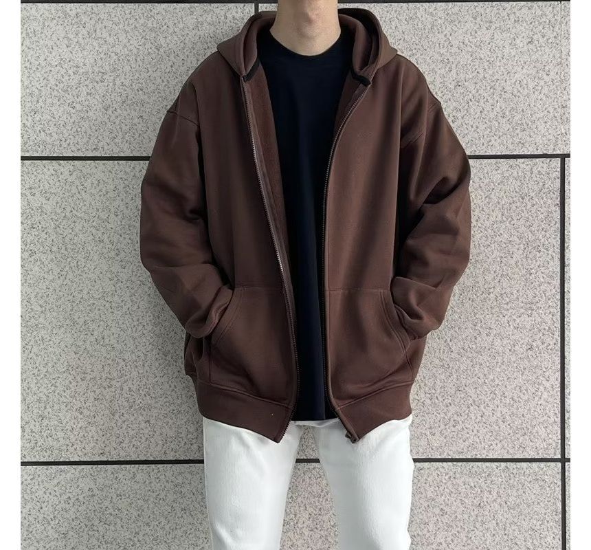 Adotuastic - Effen hoodie met rits