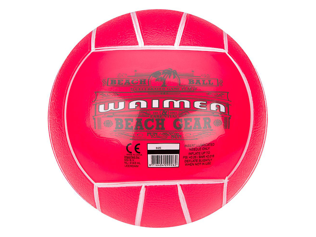 Waimea 21 cm PVC strandbal - Pink