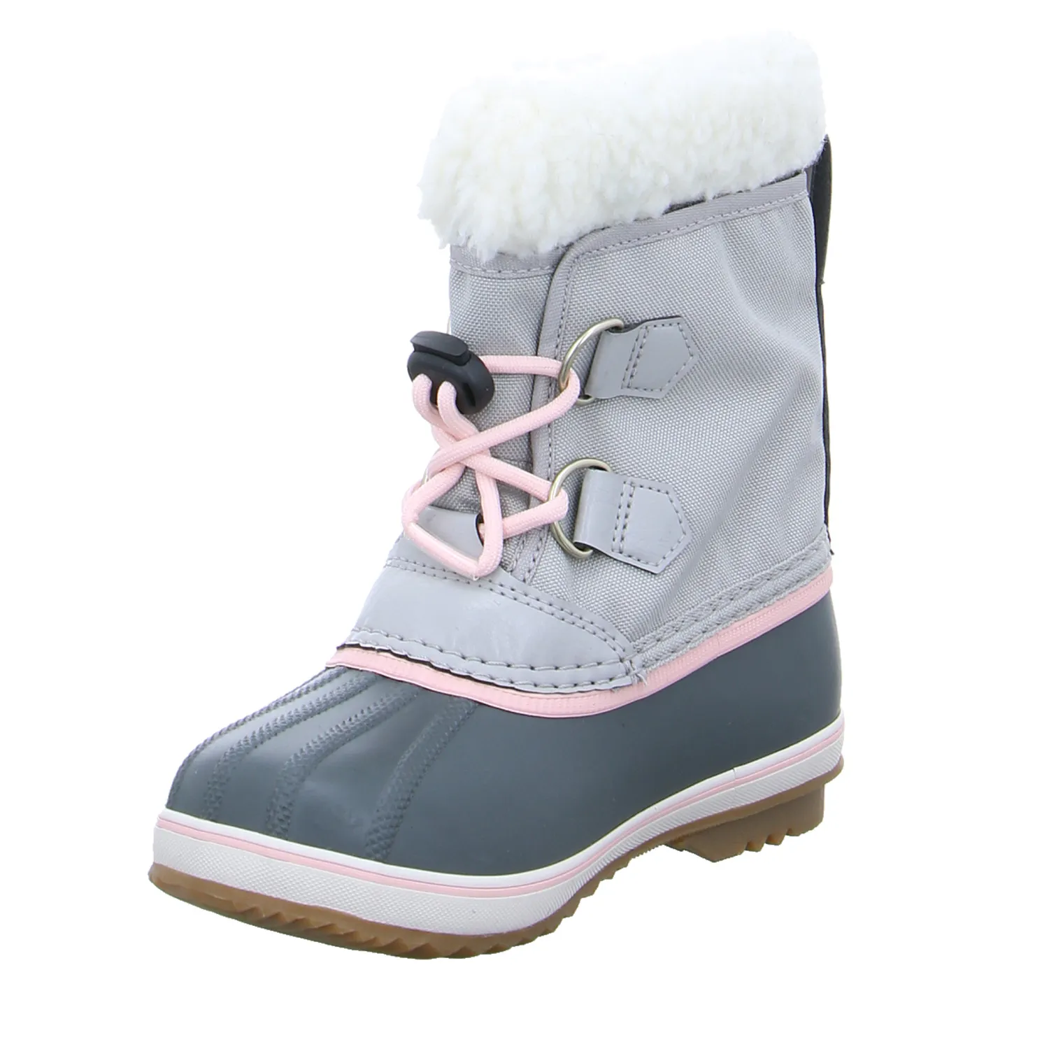 SOREL Kinder-Snowboot Silber Synthetik  Schneestiefel Mädchen