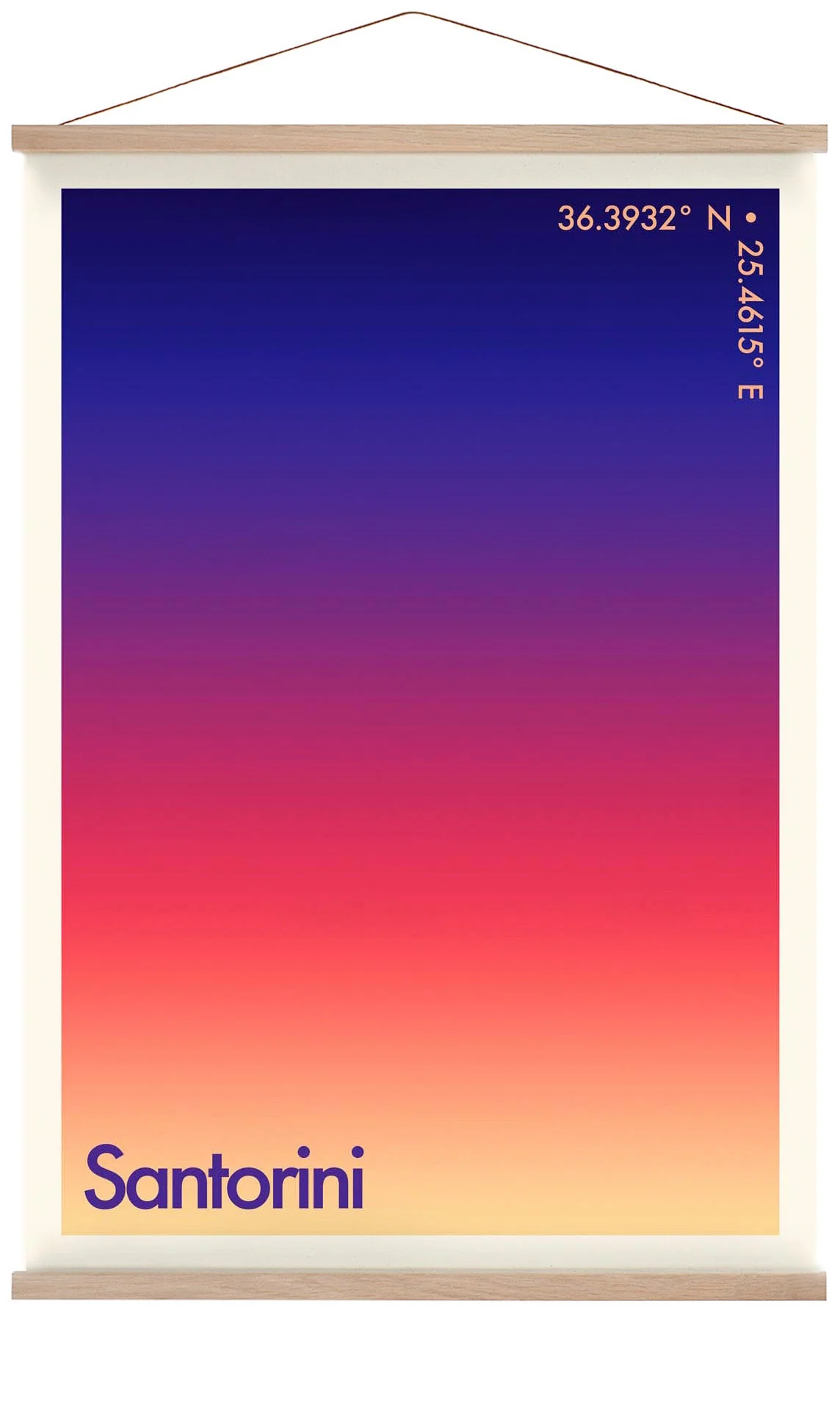 Santorini Sonnenuntergang Stadt