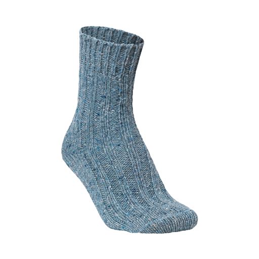 MJM Rib Soft 581 Wool Mix Sokker, Light Blue, 43-45