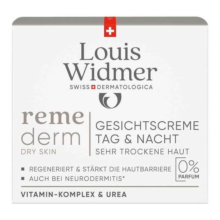 Widmer Remederm dry Skin Gesichtscreme Tag & Nacht ohne Parfum, 50 ml