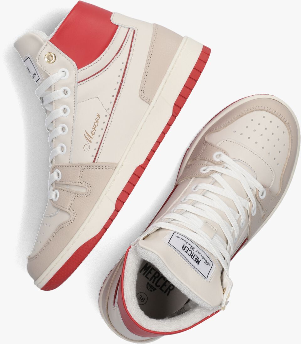 witte mercer amsterdam hoge sneakers the brooklyn high