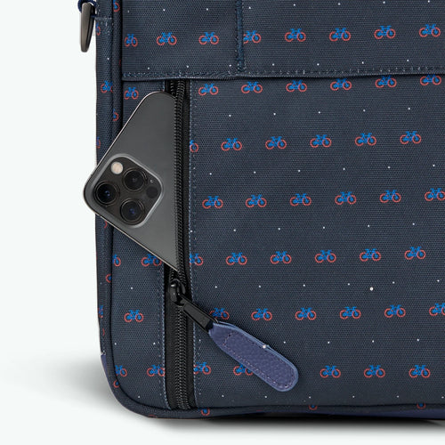 Sac ordinateur Padoue bleu foncé