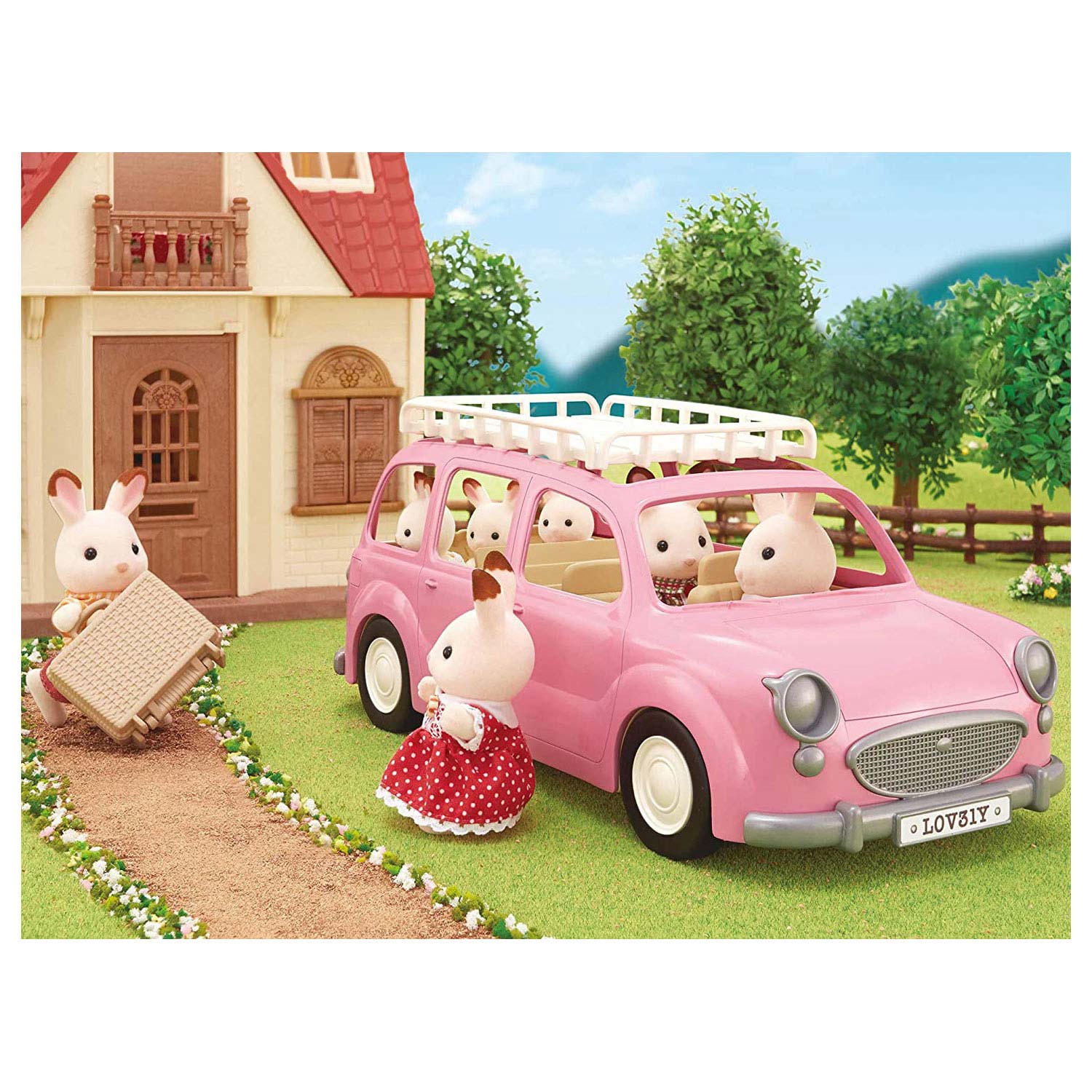 Sylvanian Families 5535 Familie Picknick Auto