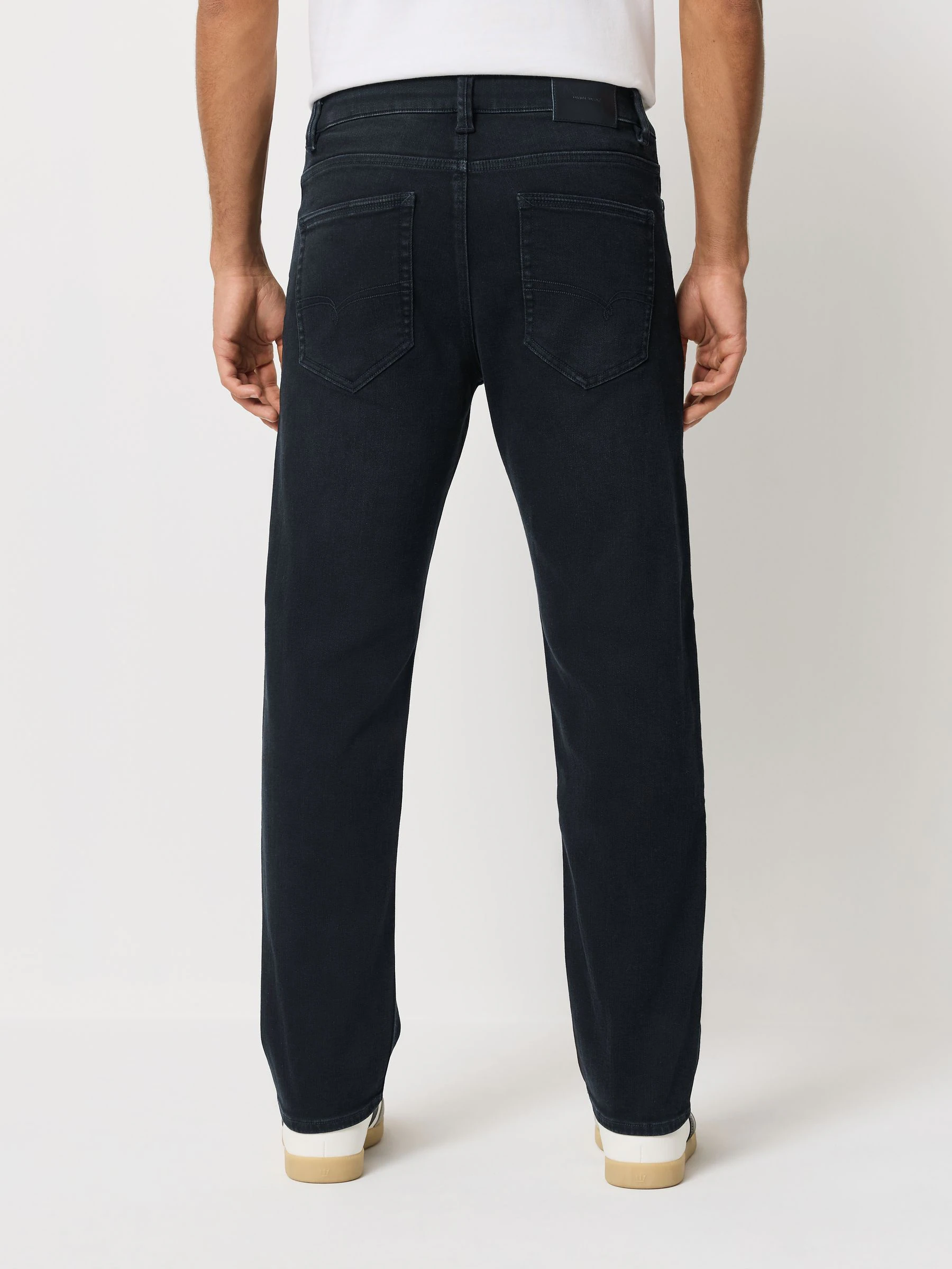 Zwart - ThermoGen - Straight fit - Motionflex jeans