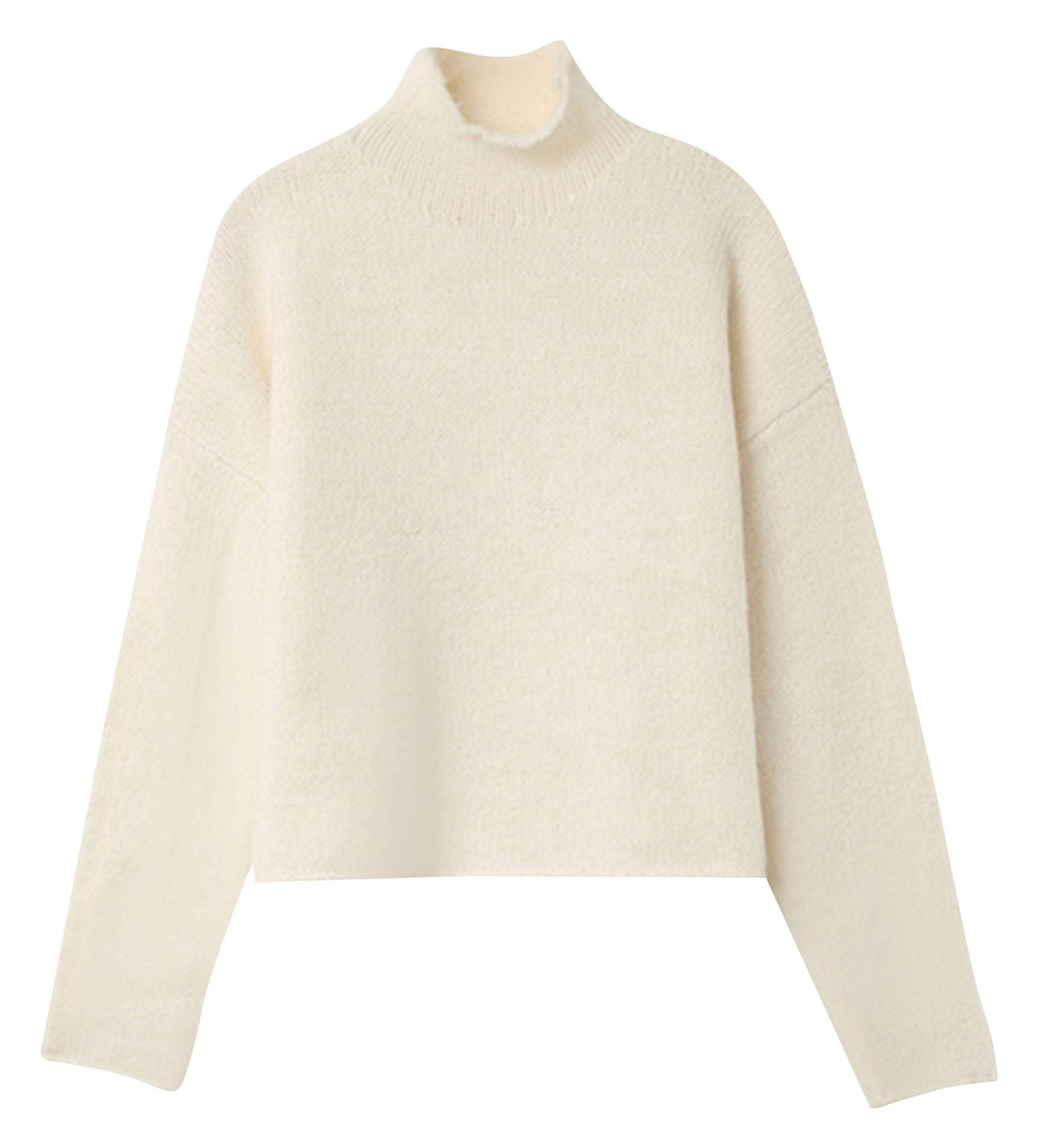 NASSIM - Pull col cheminée| Beige