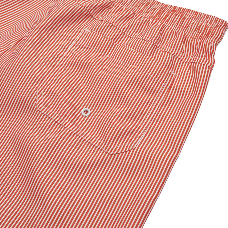 Firefly Sea Stripe badeshorts Rød