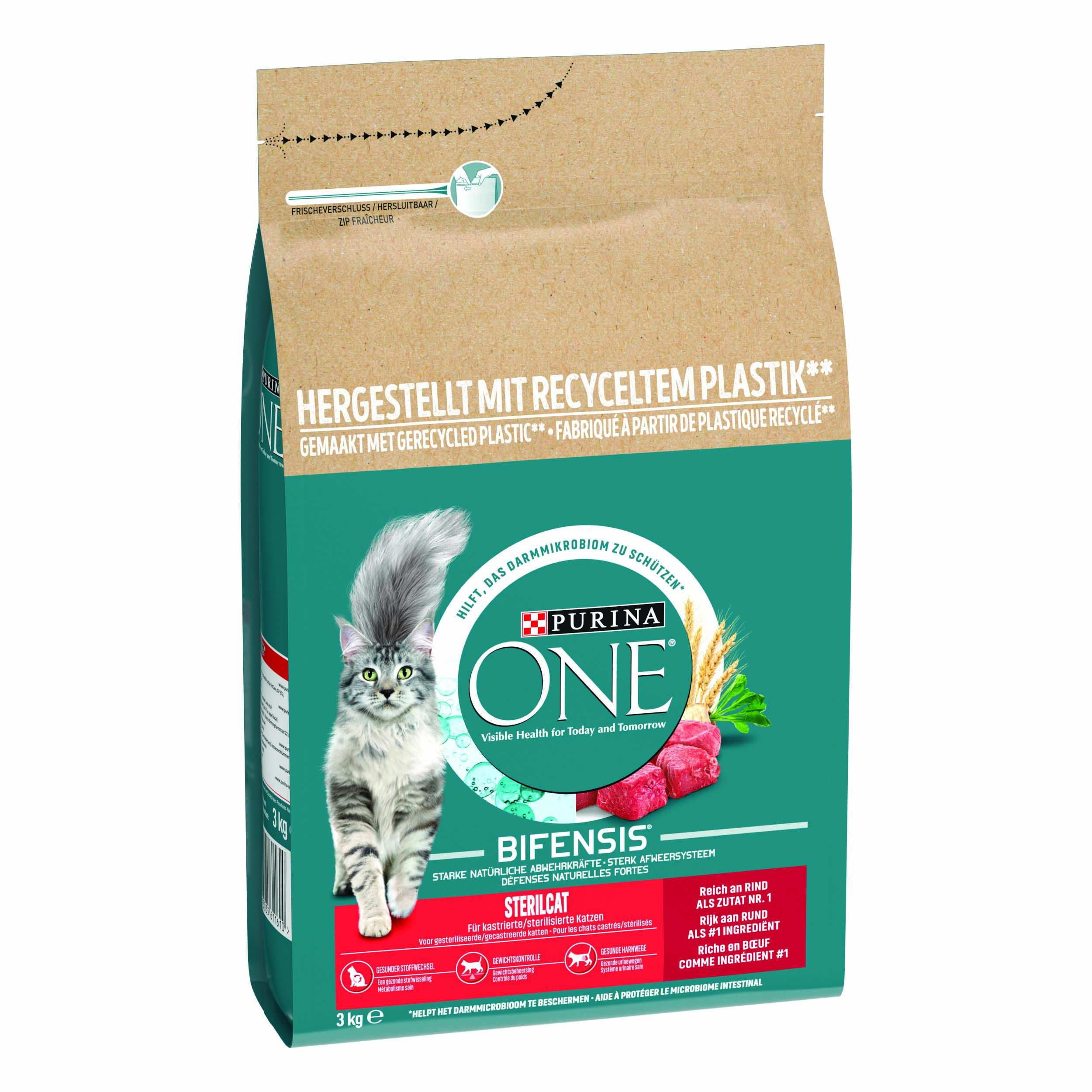 Purina One Sterilcat - Kattenvoer - 3 Kilogram - rund