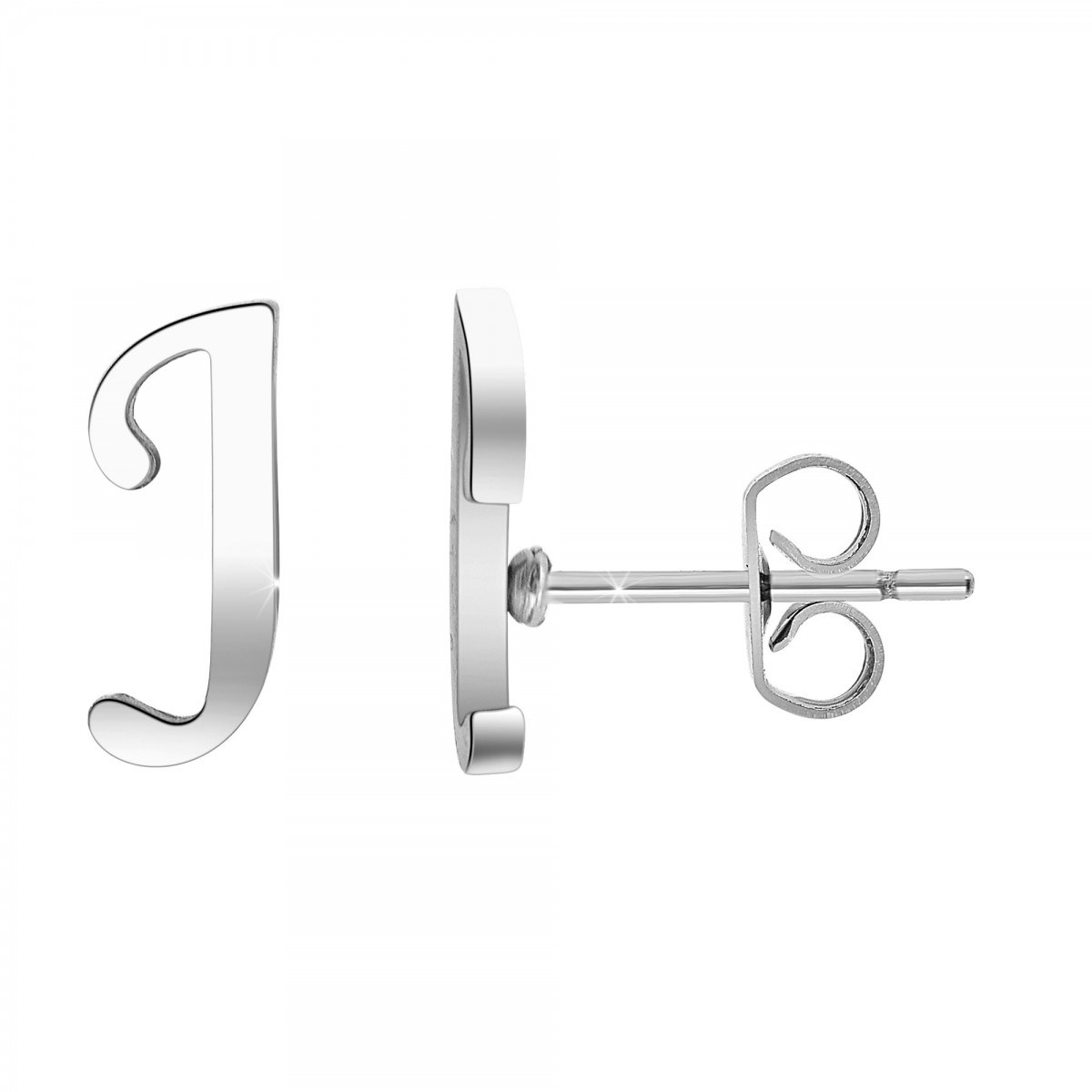 Boucles d'oreilles lettre J par SC Bohème