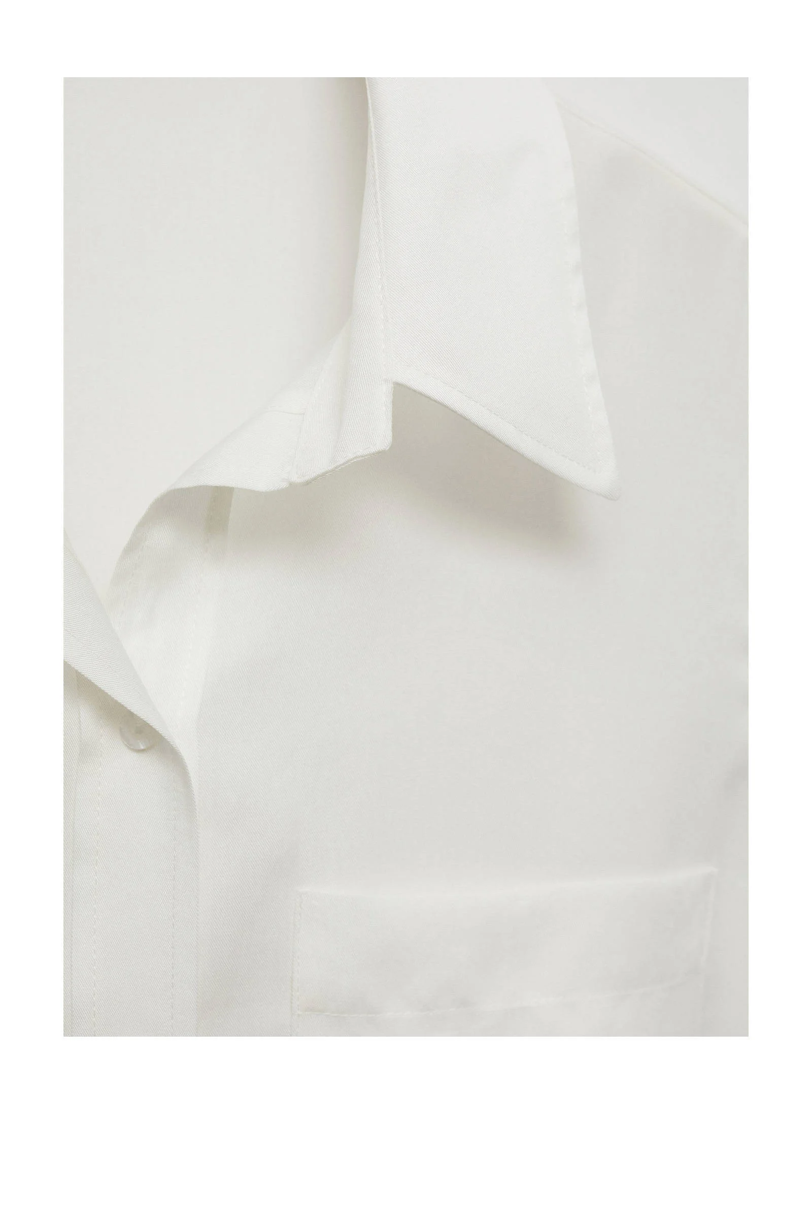 Mango semi-transparante blouse wit