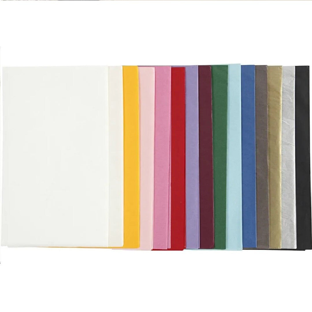 Colortime zijdepapier 15 kleuren - 30st
