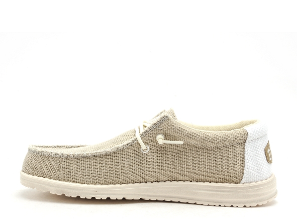 Dude basses homme wally braided blanc