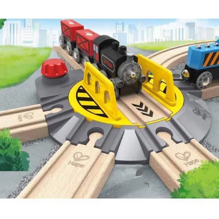 Hape Eisenbahnwelt Verstellbare Schienen-Drehscheibe