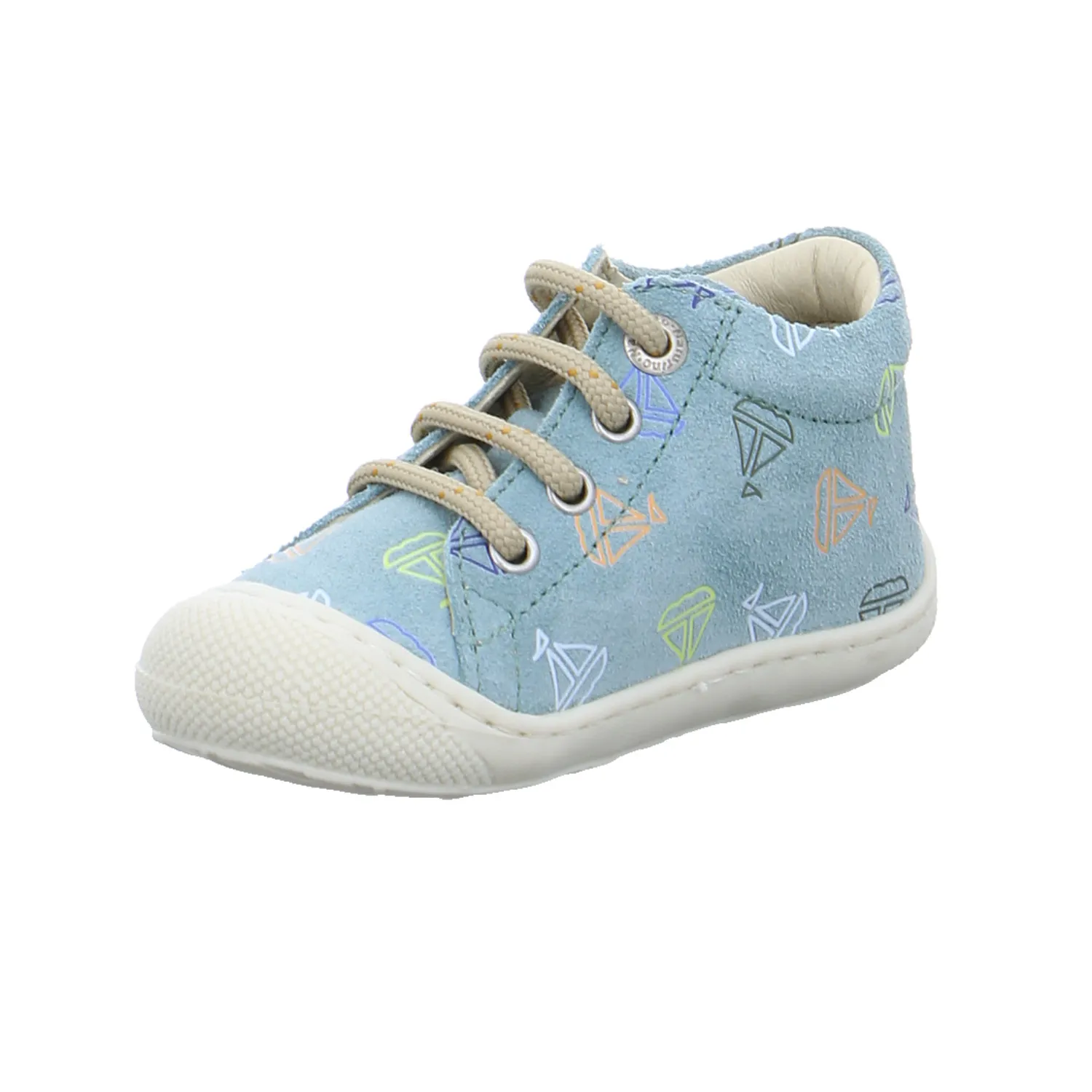 NATURINO Lauflernschuh Grün Leder  unisex Bottine