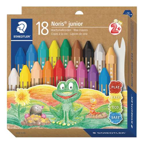 STAEDTLER® Noris® junior 224 Wachsmalkreiden-Sets