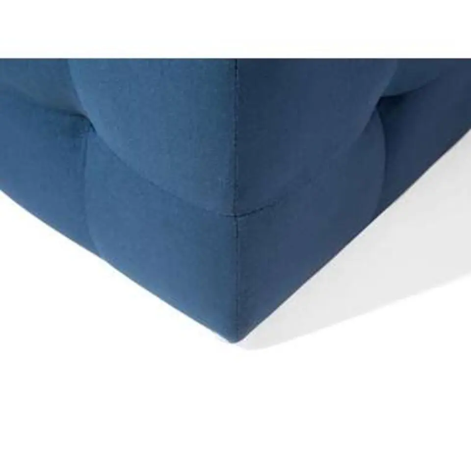 MICHIGAN - Ottomaan - Donkerblauw - Fluweel