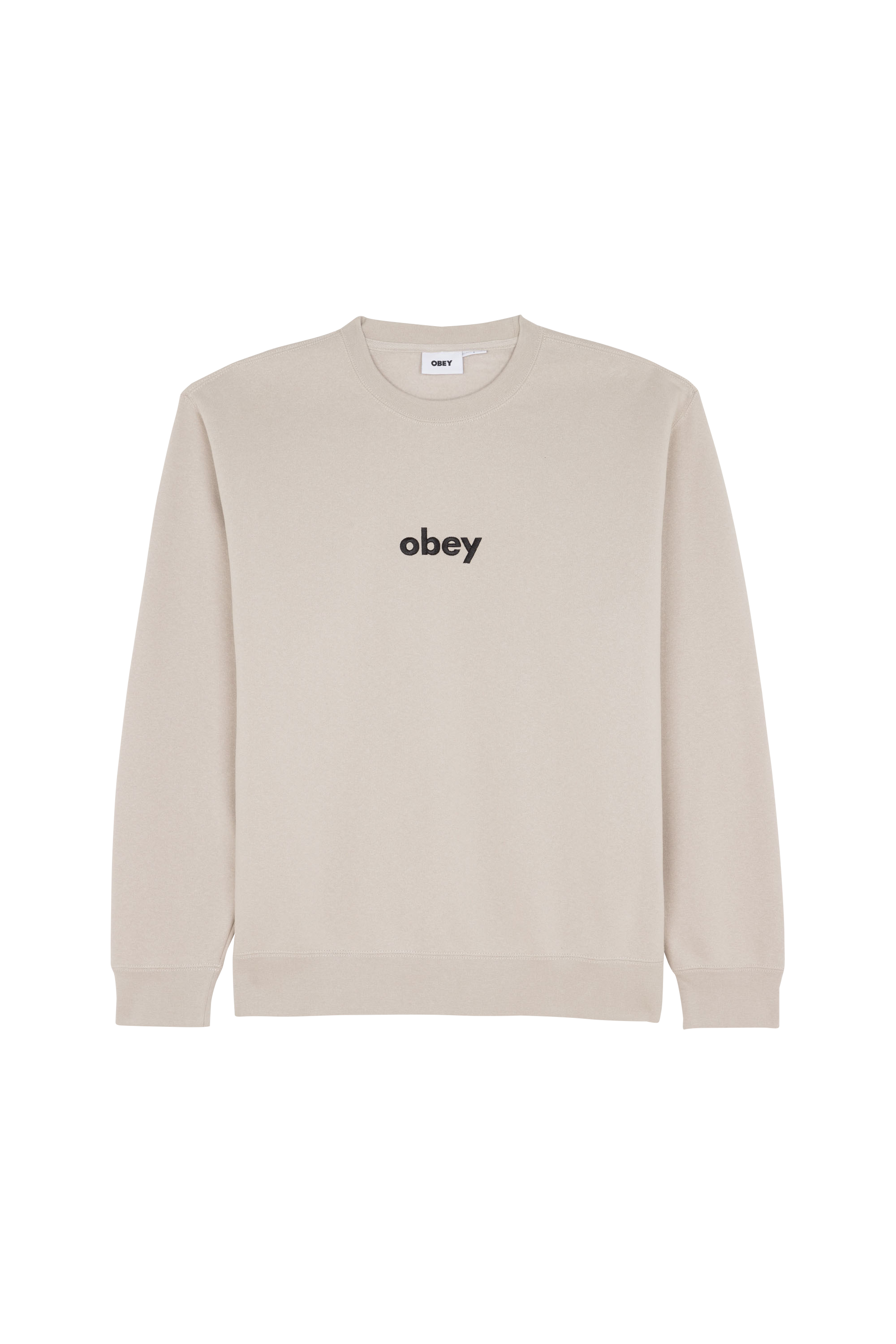 OBEY Sweat  OWERCASE CREW S Beige