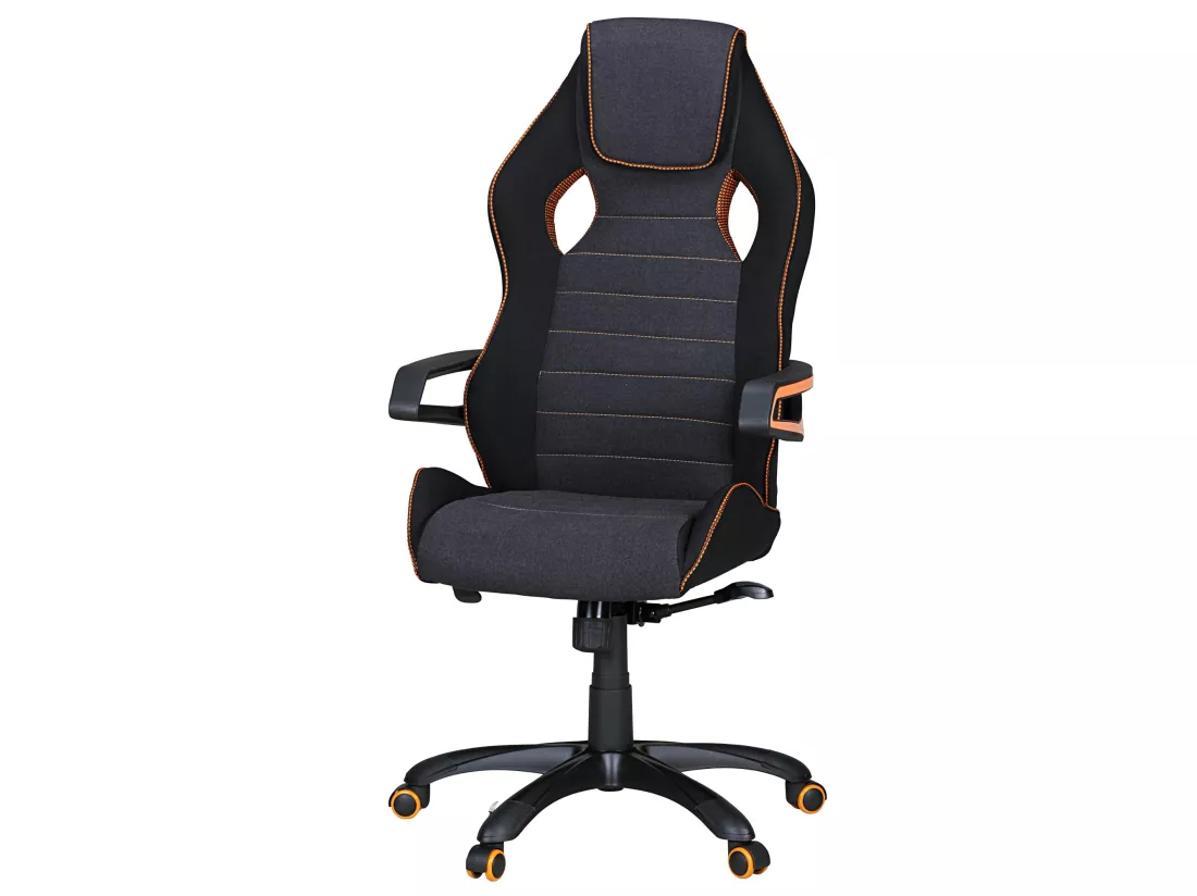 Chaise de Bureau Tissu Fauteuil Ergonomique Siège Pivotante Gaming 120kg