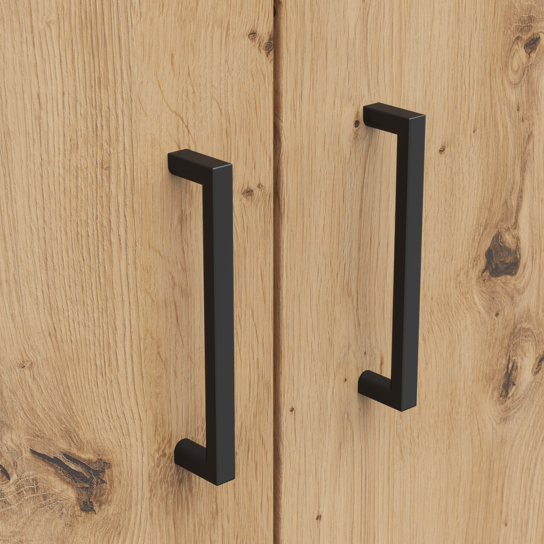 Haushaltsschrank - Artisan Eiche - Breite 80 cm
