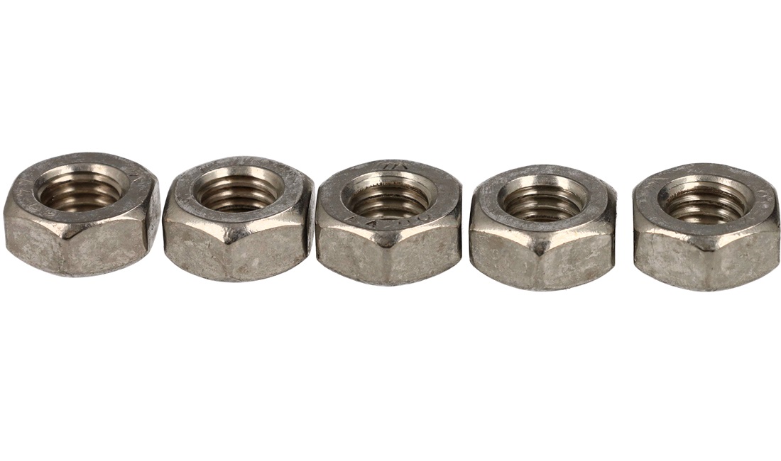 Møtrik m10 a4 din 934-4 5 stk