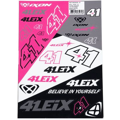 Planche de stickers Ixon STI1 ESPA 23 - Noir / Blanc