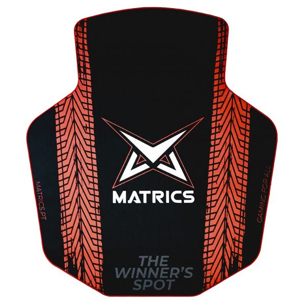 Matrics Tapete de Chão Gaming Twister Red 1135x1325mm - 411518