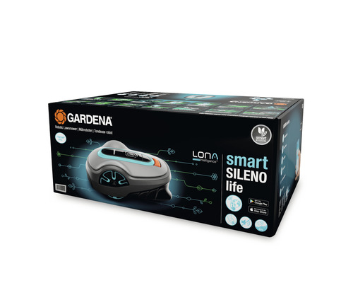 GARDENA smart SILENO life 750 m² robotmaaierset met LONA-functie - Compatibel met SMART HOME van hornbach