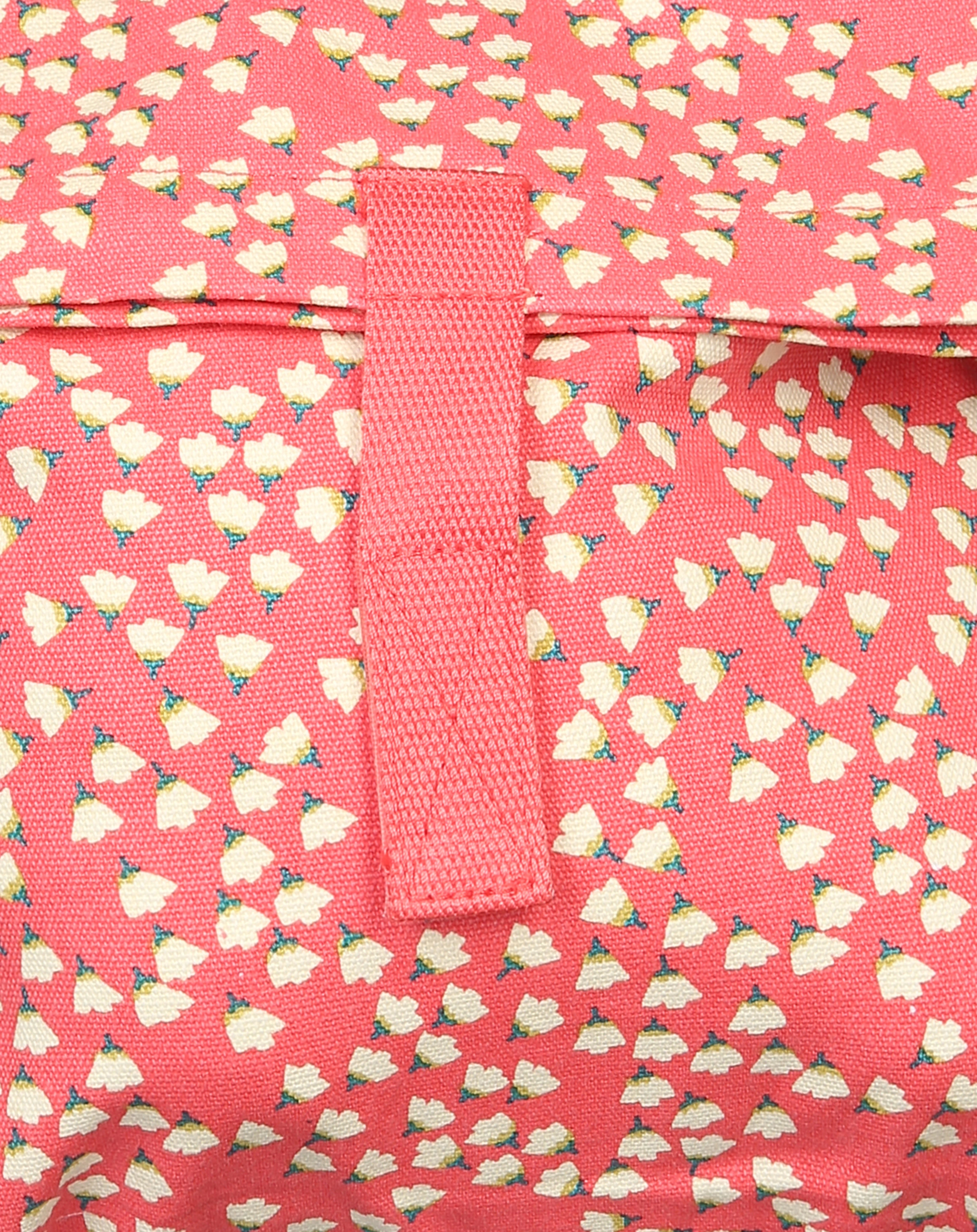 Kinder-Rucksack BLUMEN – MINI KURIER (30x28x4) in rot