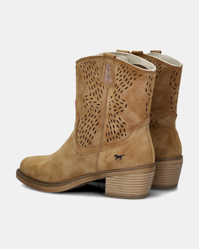 Mustang Rits- & gesloten boots  - cognac