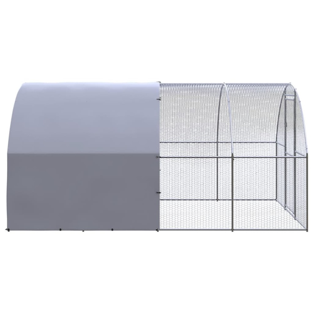 Poulailler d'extérieur 3x4x2 m acier galvanisé