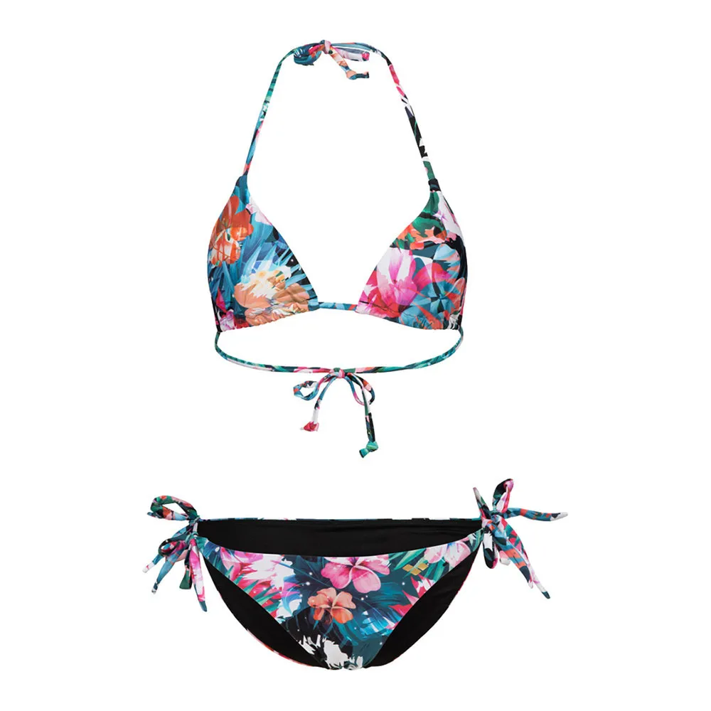 Arena TRIANGLE ALLOVER - Maillot de bain 2 pièces Femme galapagos multi