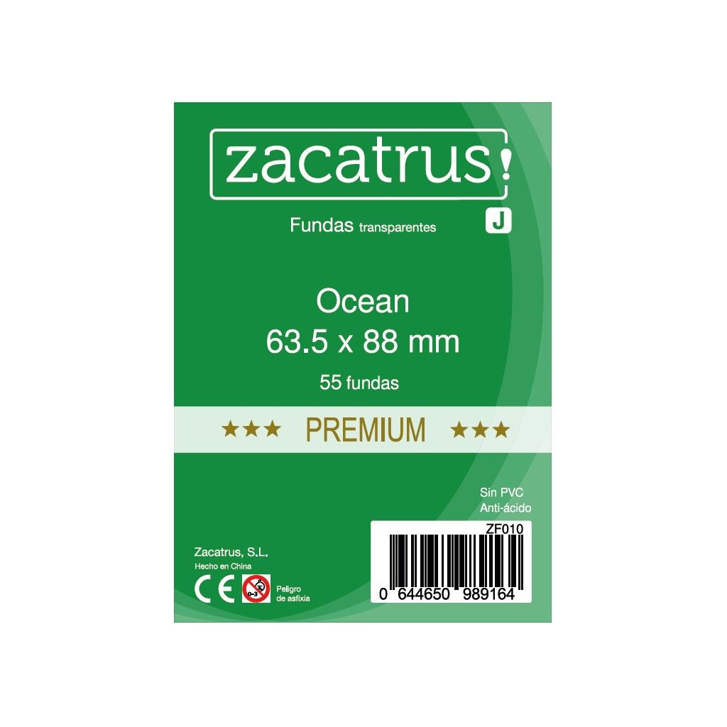 Protège-cartes Zacatrus Ocean premium (standard: 63.5 mm X 88mm)