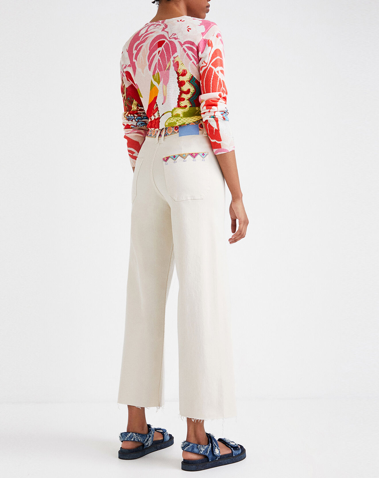 Desigual Jean Nola blanc