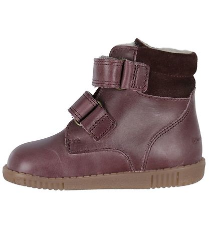 Bundgaard Winterstiefel - Rabbit Klettband - Tex - Dark Rose