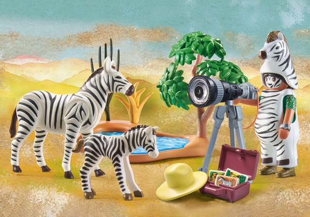 Playmobil® Konstruktions-Spielset »Unterwegs mit der Tierfotografin (71295), Wiltopia« teilweise aus recyceltem Material; Made in Europe