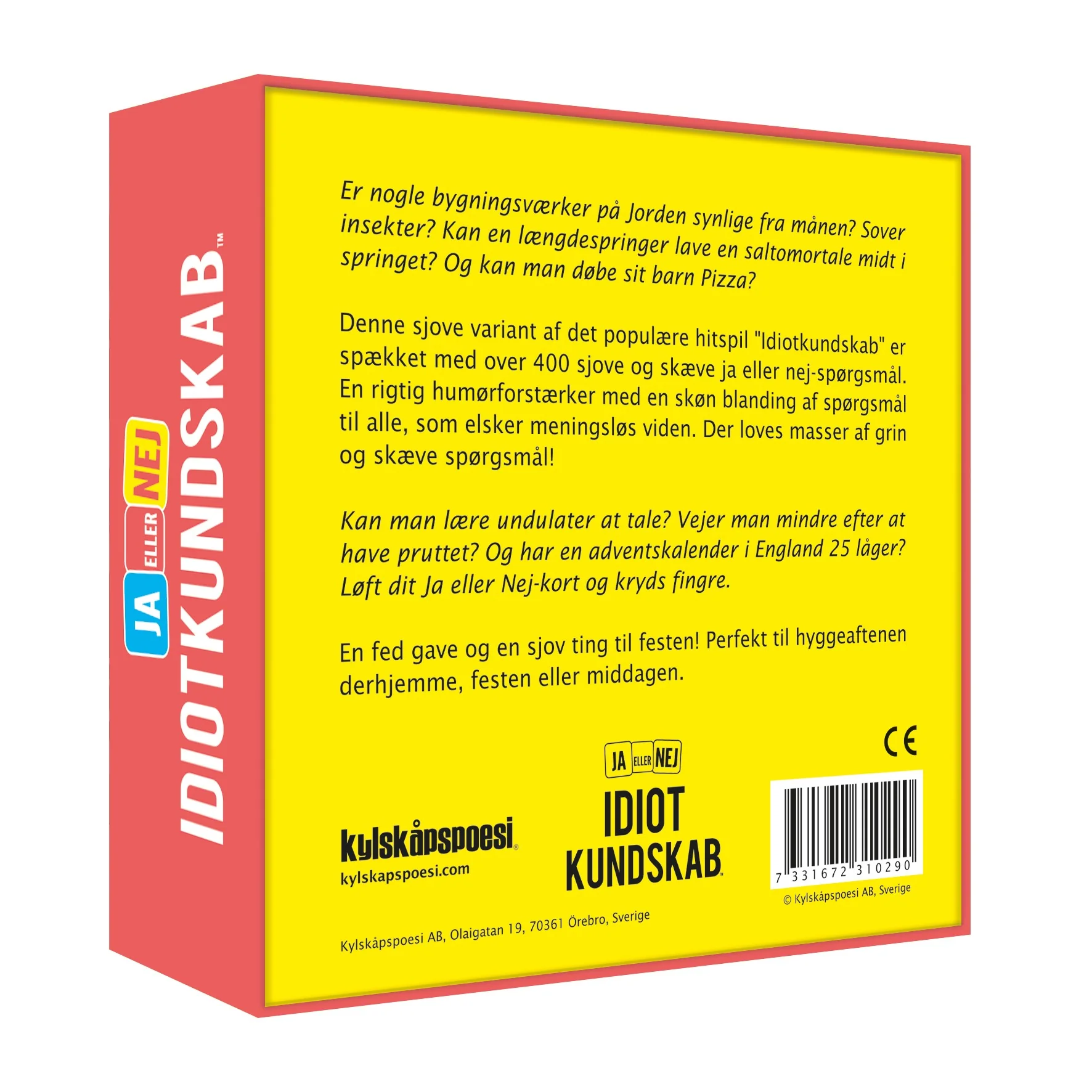 Kylskåpspoesi  Idiotkundskap - Ja eller Nej