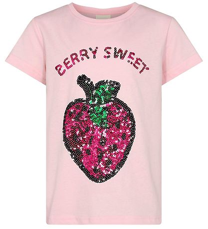 Petit by Sofie Schnoor T-shirt - Coral m. Jordb?r
