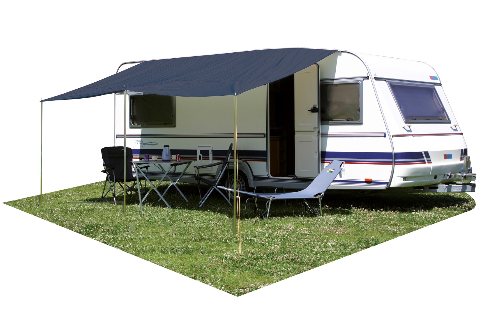 Eurotrail 450 x 240 cm Marine universele caravanluifel