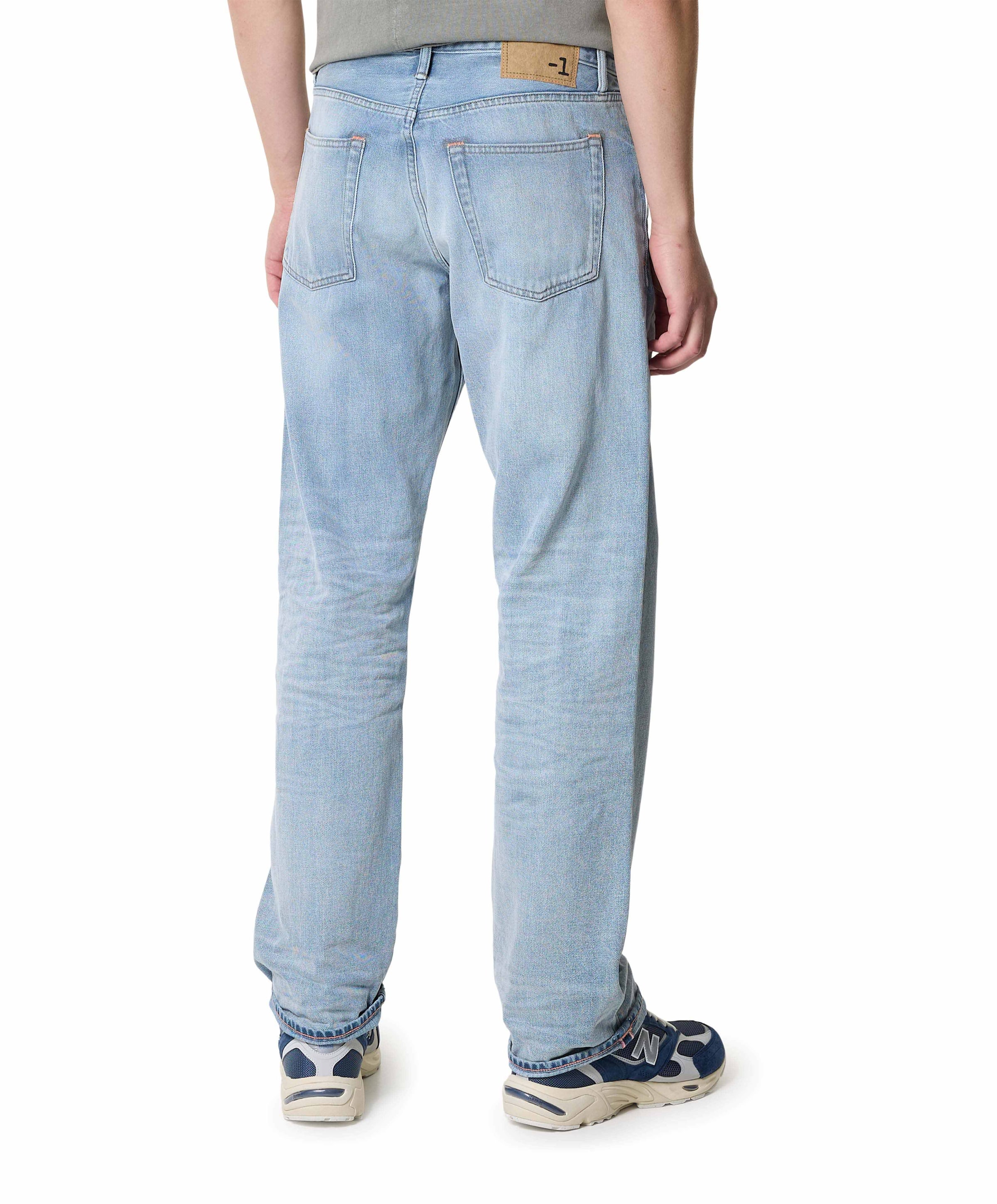 -1 Nordic Denim Relaxed leg heren jeans blauw