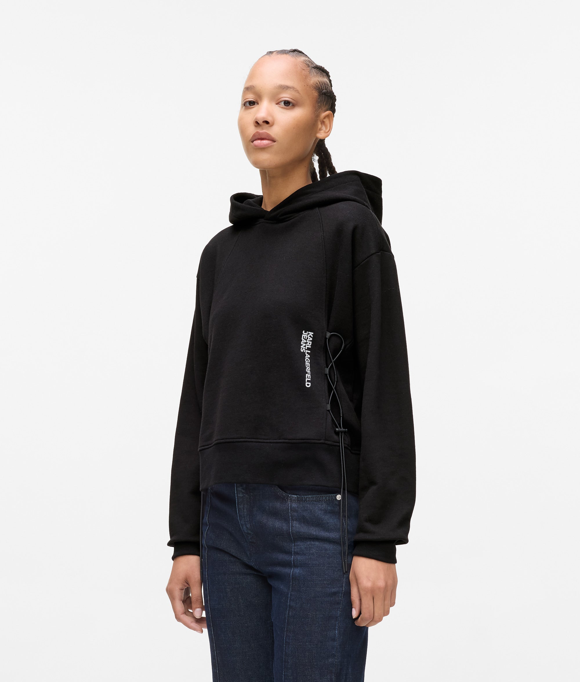 Hoodie met trekkoord