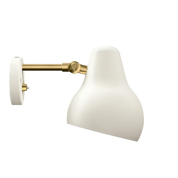 Louis Poulsen - VL38 LED Wandleuchte V2, Messing / weiss