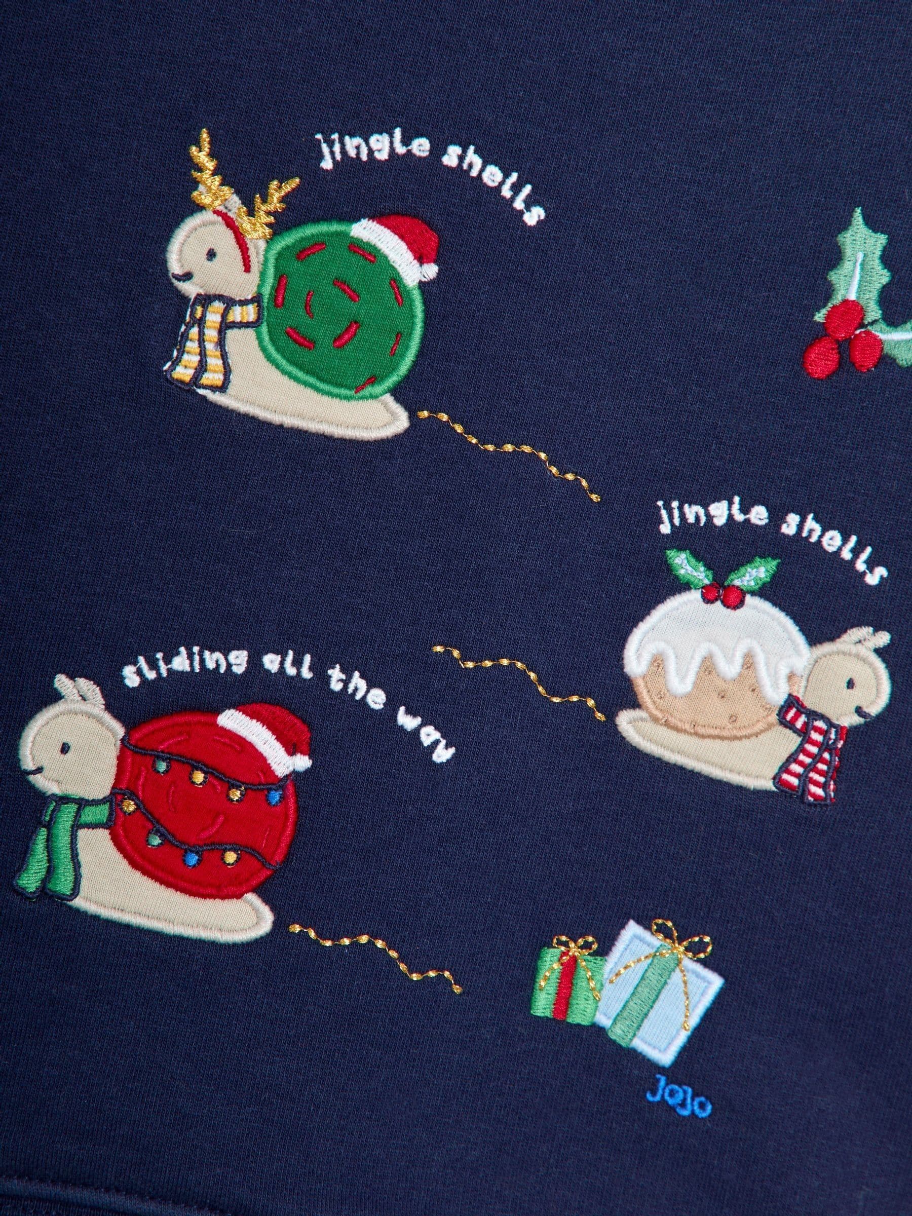 JoJo Maman Bébé sweatshirt met applicatie