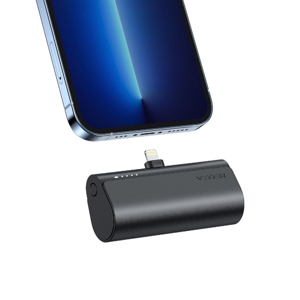 Power Bank PlugOn - 5000mAh mit Build Connector für iPhone