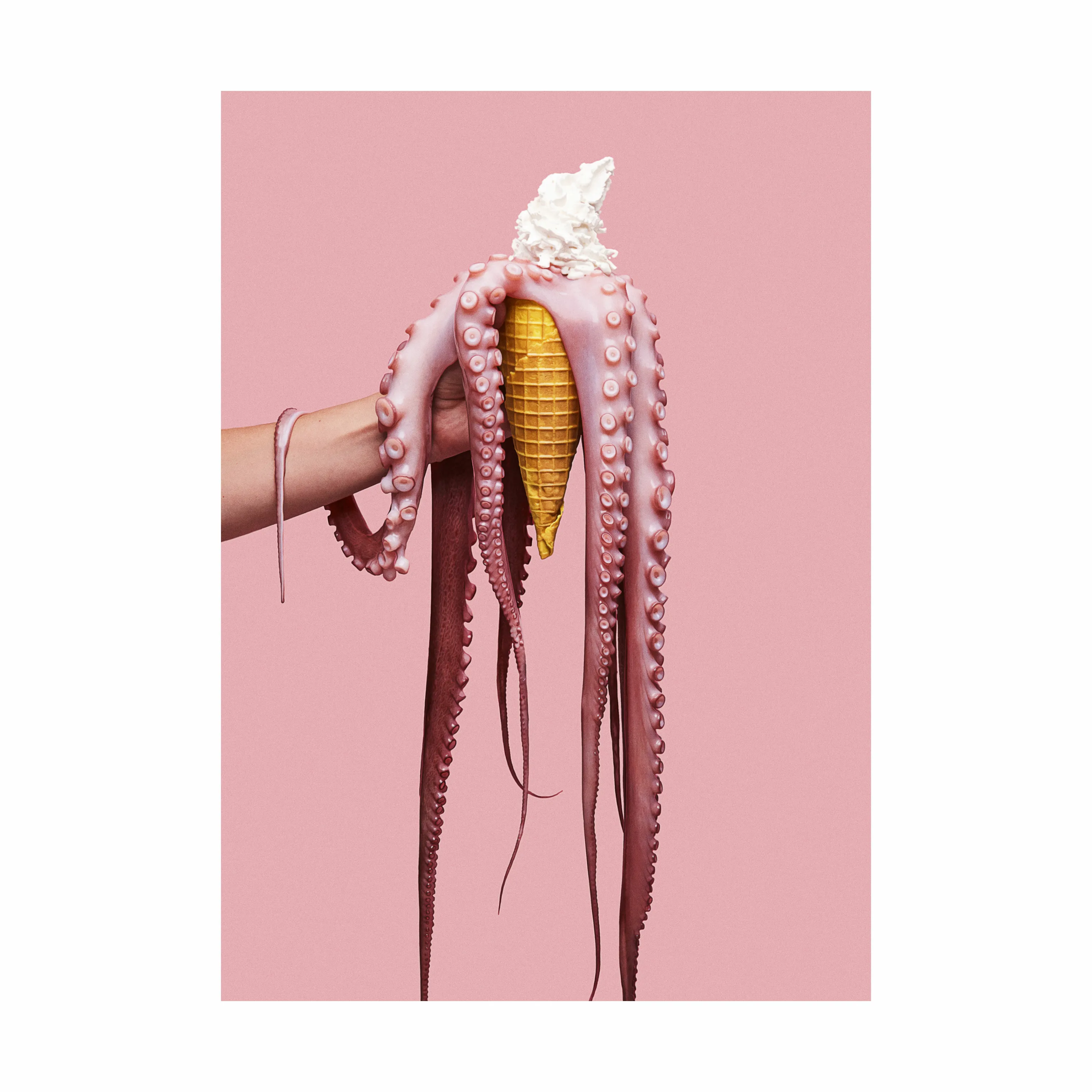 Poster&Frame Plakat - Octopus Ice Cream