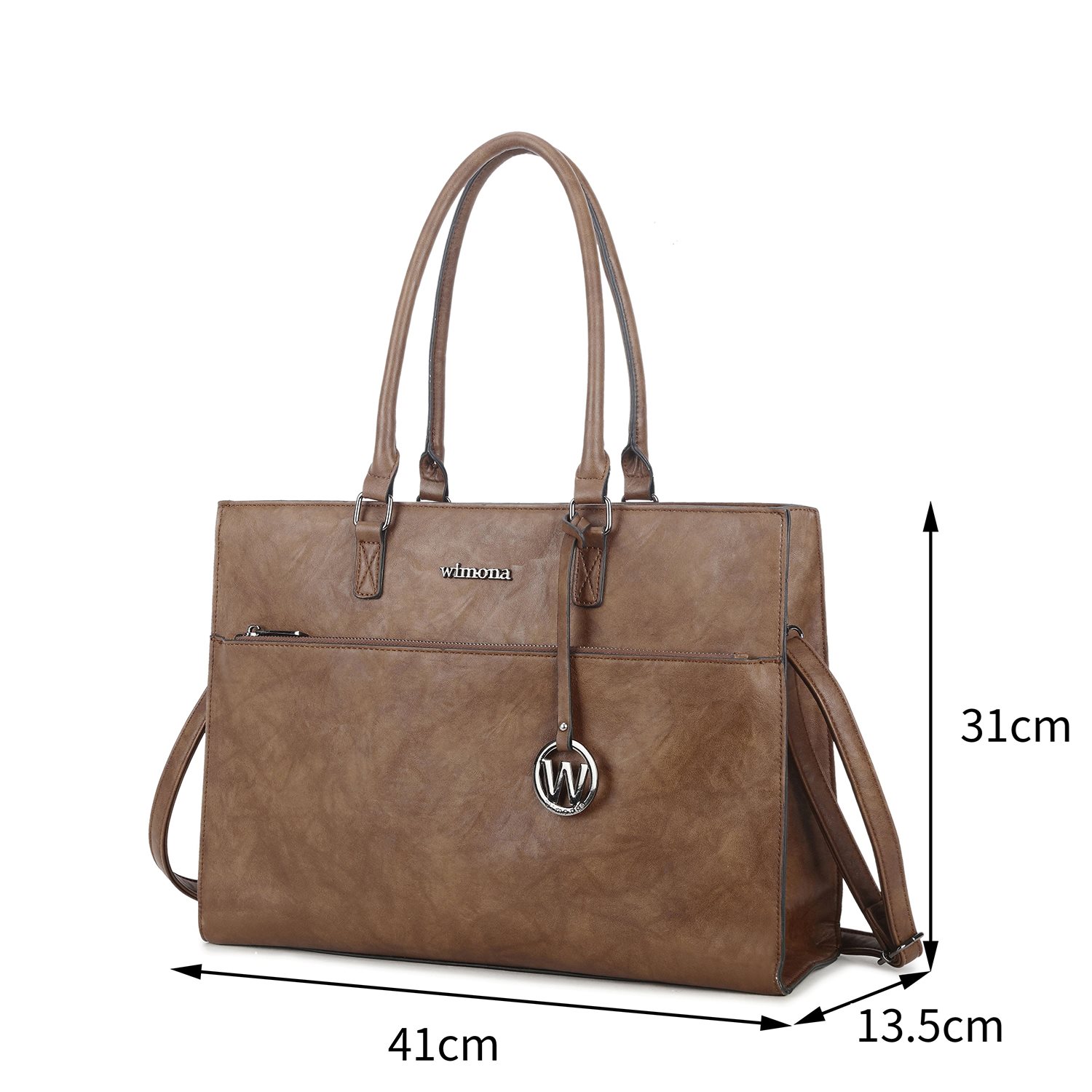 Wimona Franca 14'' Laptoptas taupe