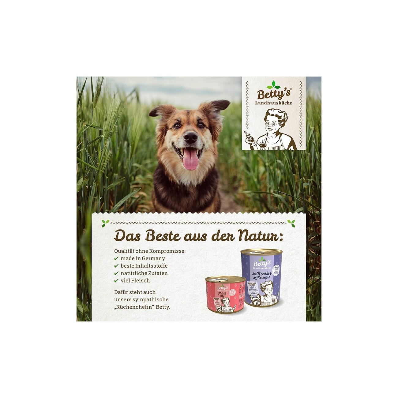 Betty's Landhausküche Pute & Reis 6x200 g