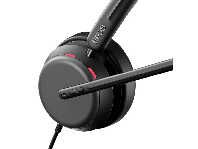 EPOS Headset IMPACT 860 ANC Stereo, UC Kabelgebundenes Headset mit ANC, für den Einsatz im Büro geeignet