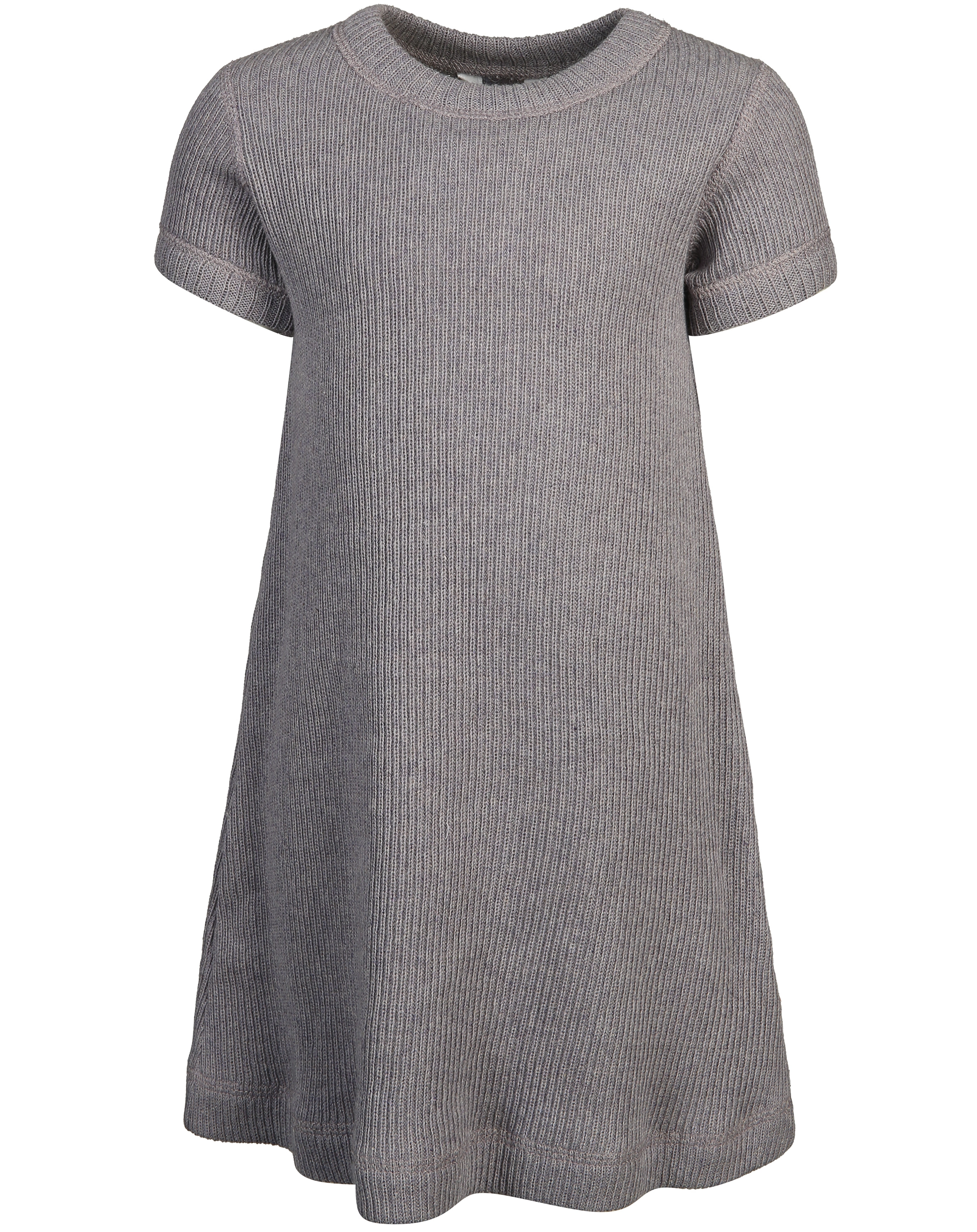 Kurzarm-Kleid 4024 HEAVY RIB in iris