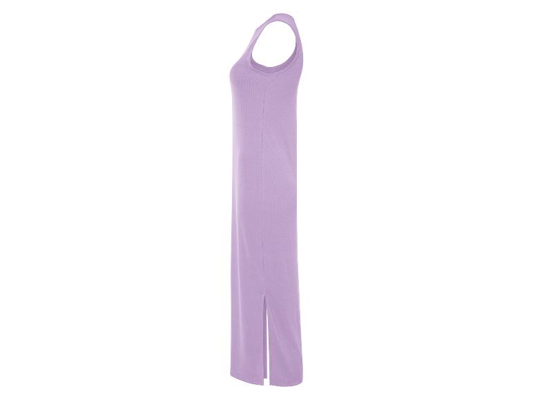 Dames jurk met ribstructuur